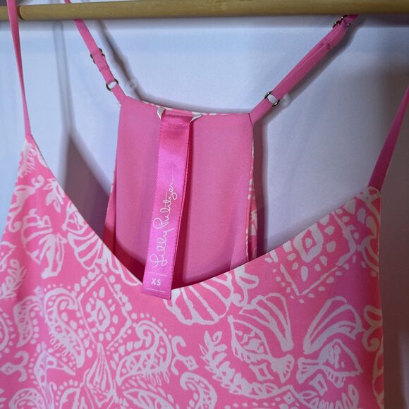 Lilly Pulitzer Lileeze Dusk Cami Reversible Tank Top‎ Barbie Pink Size XS - Picture 4 of 12